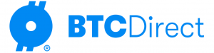 logo btc direct blauw