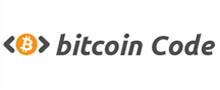 bitcoin code orange black logo