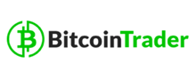 robot bitcoin trader logo black green