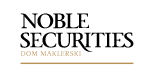 logo noble securities carno białe