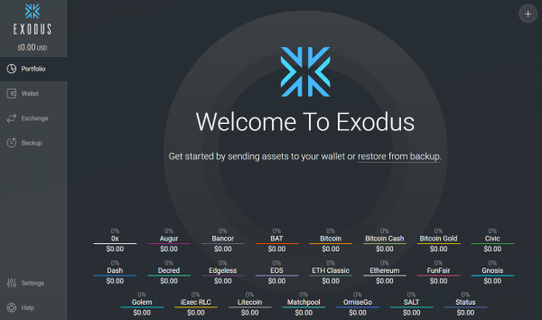 exodus wallet