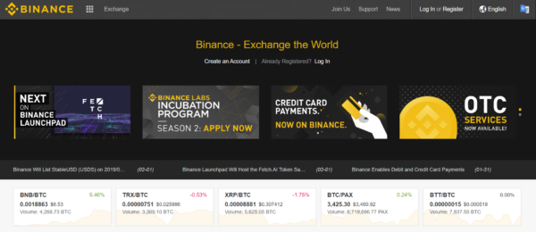 platforma binance