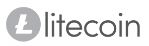 litecoin logo grey