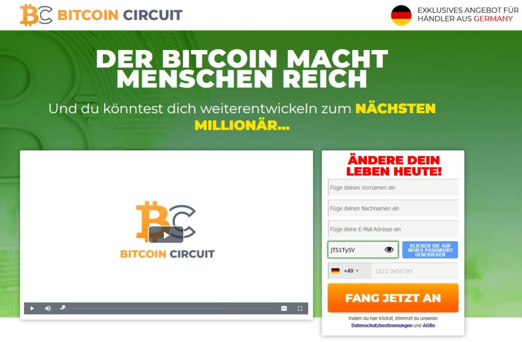 Bitcoin Circuit Betrug