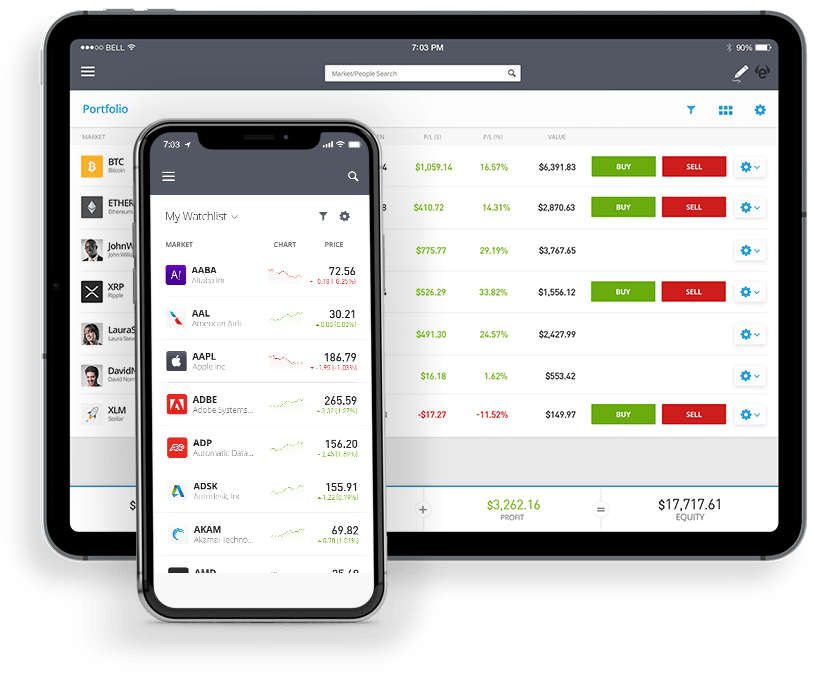 eToro Fonds App