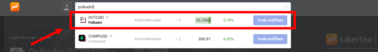 Libertex-Polkadot kaufen
