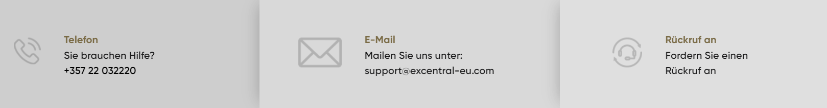 eXcentral-Kundensupport