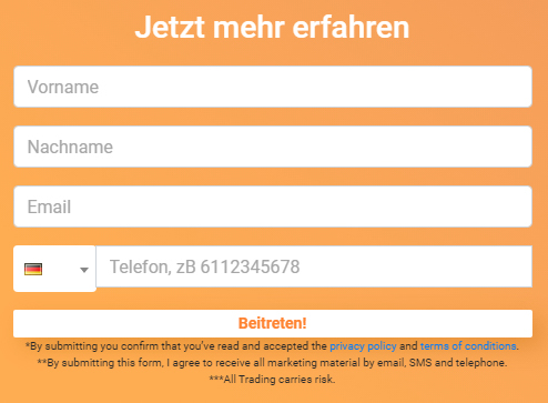 Dogecoin-Millionaire-Anmeldefenster